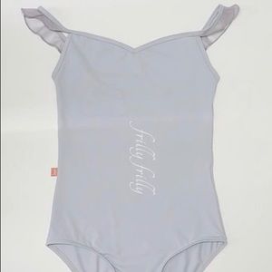 NWT Custom Front Lined Majouet Frilly Leotard S
